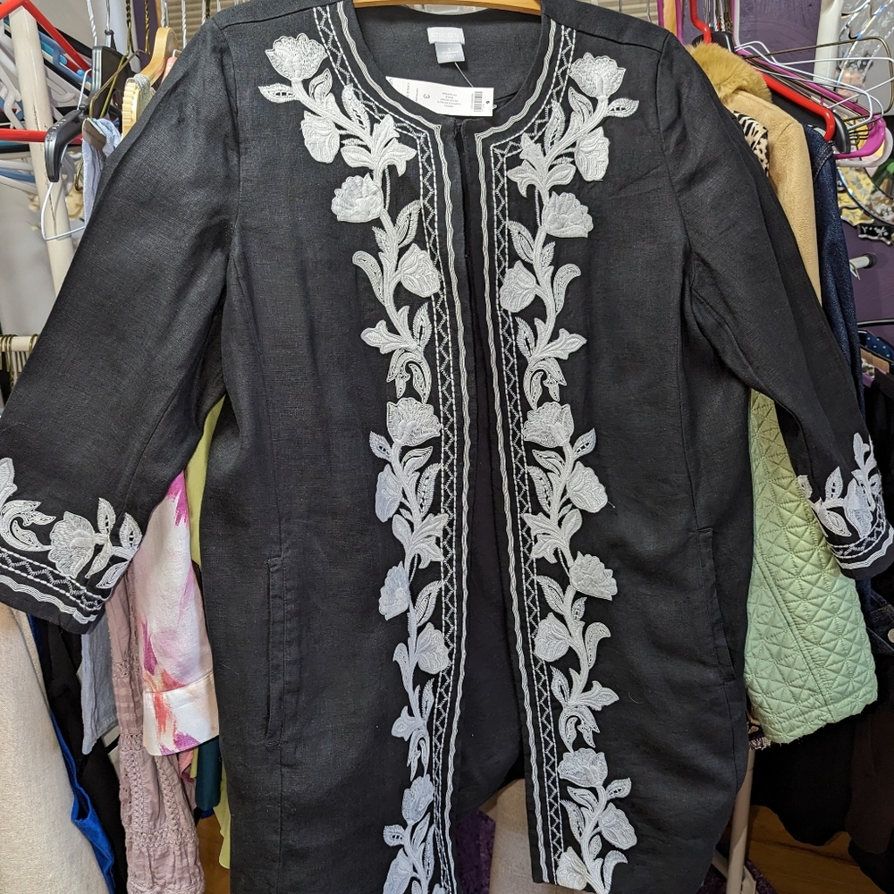 Chico's Linen Duster